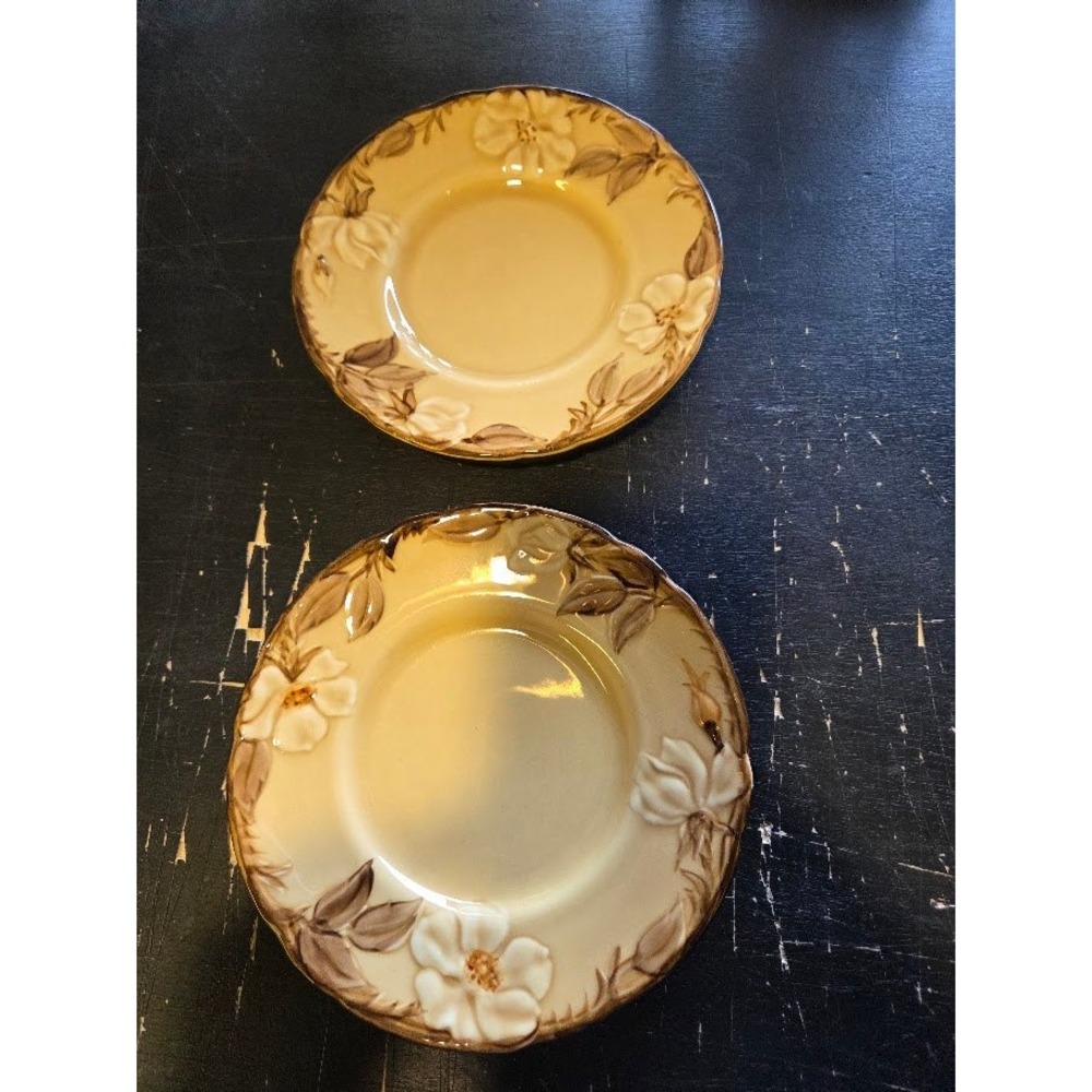 Vintage Franciscan Cafe Royal Saucers Set of 2 Made in USA 6 inch Plates